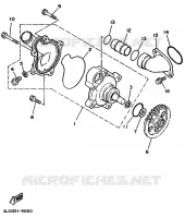 WATERPUMP / HOSES for Yamaha SUPERTENERE 1992