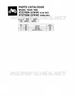 CATALOGUE for Yamaha SUPERTENERE 1993