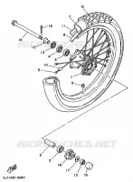 FRONT WHEEL for Yamaha SUPERTENERE 1993