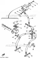 FRONT MASTER CYLINDER for Yamaha SUPERTENERE 1993