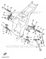 STAND / FOOTREST for Yamaha SUPERTENERE 1993