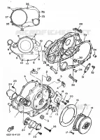 COVER   ENGINE 1 for Yamaha VIRAGO 1986