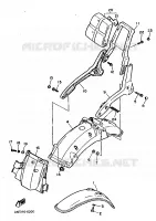 FENDER for Yamaha VIRAGO 1986