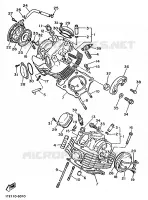 CYLINDER HEAD  for Yamaha VIRAGO 1991
