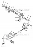 GEAR SHIFT SHAFT / LEVER for Yamaha VIRAGO 1991