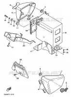 SIDE COVER   OIL TANK for Yamaha VIRAGO 1991