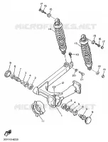 SWINGARM / SHOCK ABSORBER for Yamaha VIRAGO 1991