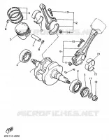 CRANKSHAFT / PISTON for Yamaha VIRAGO 1991