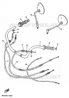HANDLEBAR & CABLES for Yamaha VIRAGO 1991