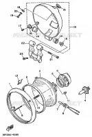 HEADLIGHT for Yamaha VIRAGO 1991