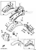 FENDER for Yamaha VIRAGO 1991