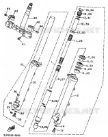 FRONT FORK for Yamaha VIRAGO 1998