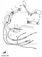 HANDLEBAR & CABLES for Yamaha VIRAGO 1998