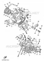 CYLINDER HEAD  for Yamaha VIRAGO 1998