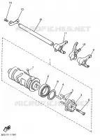 GEAR SHIFT SELECTOR DRUM / FORKS for Yamaha VIRAGO 1998