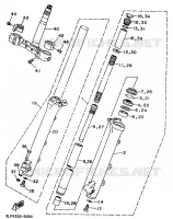 FRONT FORK for Yamaha VIRAGO 1998