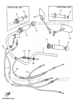 HANDLEBAR & CABLES for Yamaha VIRAGO 1998