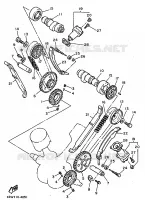 CAMSHAFT / TIMING CHAIN for Yamaha VIRAGO 1998