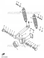 SWINGARM / SHOCK ABSORBER for Yamaha VIRAGO 1998