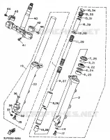FRONT FORK for Yamaha VIRAGO 1998