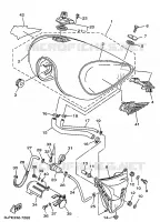 FUEL TANK for Yamaha VIRAGO 1998