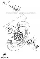 FRONT WHEEL for Yamaha VIRAGO 1998