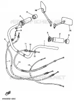 HANDLEBAR & CABLES for Yamaha VIRAGO 1998