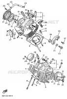 CYLINDER HEAD  for Yamaha VIRAGO 1991