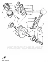 CRANKSHAFT / PISTON for Yamaha VIRAGO 1991