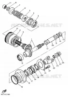 CROSS SHAFT for Yamaha VIRAGO 1991