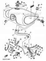 FUEL TANK for Yamaha VIRAGO 1991