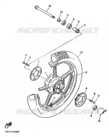 FRONT WHEEL for Yamaha VIRAGO 1991