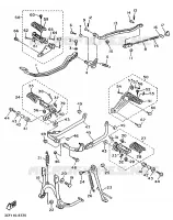 STAND / FOOTREST for Yamaha VIRAGO 1991