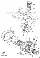 INTAKE for Yamaha VIRAGO 1998