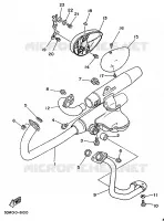 EXHAUST for Yamaha VIRAGO 1998