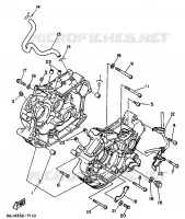 CRANKCASE for Yamaha VIRAGO 1998