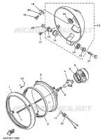 HEADLIGHT for Yamaha VIRAGO 1998