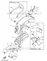 FENDER for Yamaha VIRAGO 1998