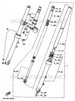 FRONT FORK for Yamaha VIRAGO 1998