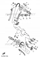 CAMSHAFT / TIMING CHAIN for Yamaha VIRAGO 1998