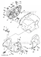 COVER   ENGINE 1 for Yamaha VIRAGO 1998