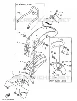 FENDER for Yamaha VIRAGO 1998