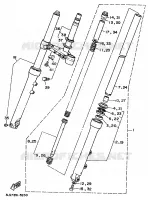 FRONT FORK for Yamaha VIRAGO 1998