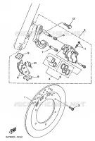 FRONT BRAKE CALIPER for Yamaha VIRAGO 1998