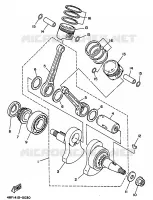 CRANKSHAFT / PISTON for Yamaha VIRAGO 1999
