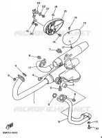 EXHAUST for Yamaha VIRAGO 1999