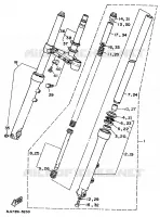 FRONT FORK for Yamaha VIRAGO 1999