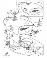 FUEL TANK for Yamaha VIRAGO 1999