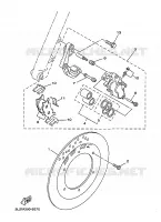 FRONT BRAKE CALIPER for Yamaha VIRAGO 1999