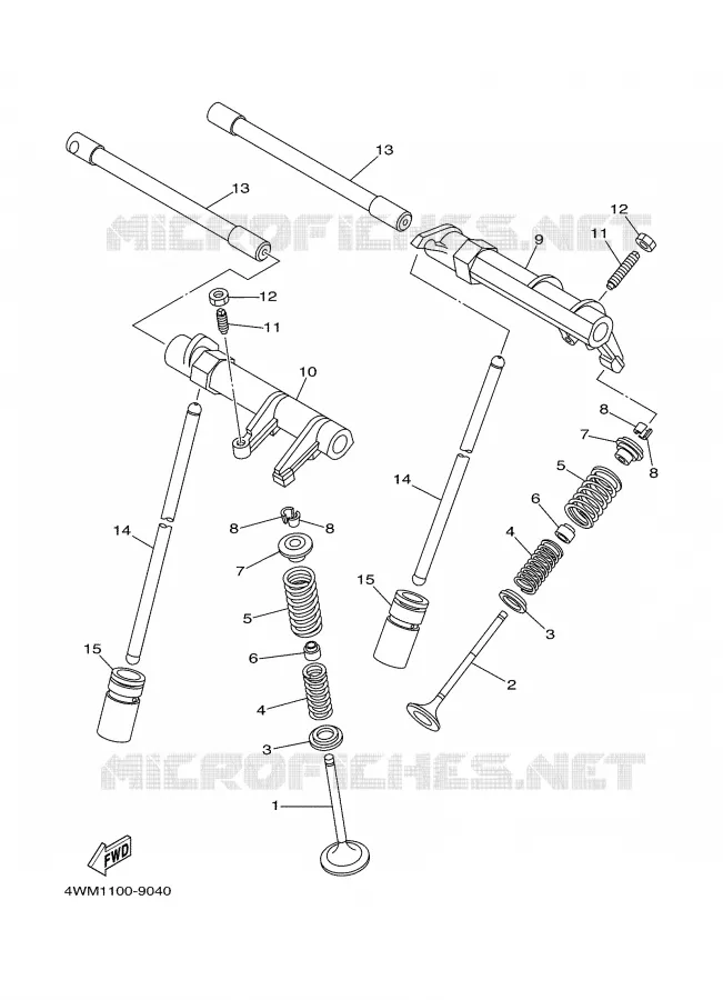 VALVE Yamaha MOTO 1600 2000 WILDSTAR  XV1600A